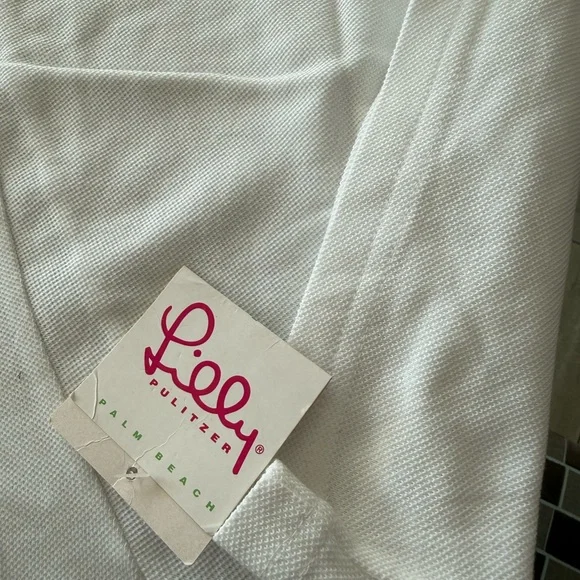 Lilly Pulitzer Men’s White Short Sleeve Polo Shirt XXL - Picture 2 of 6